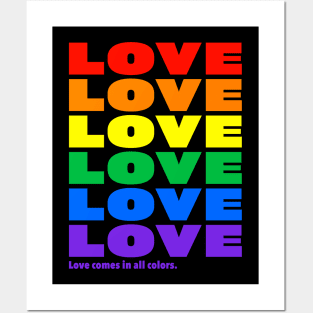 Love Comes in All Colors Posters and Art